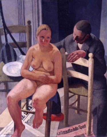 Felice Casorati, Susanna (1929), olio su tela 