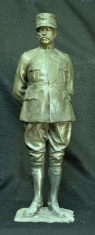 Ettore Ximenes, Il generale Cadorna, 1915-1918, bronzo, h 54 cm 