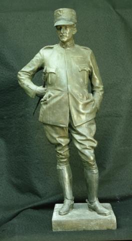 Ettore Ximenes, Il generale Diaz, 1915-1918, bronzo, h 58,5 cm 