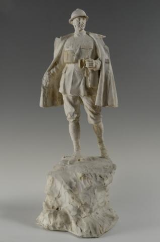 Ettore Ximenes, Il duca d’Aosta, 1915-1918, gesso, h 57 cm 