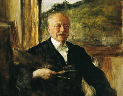 Antonio Mancini, Autoritratto (1923), olio su tela