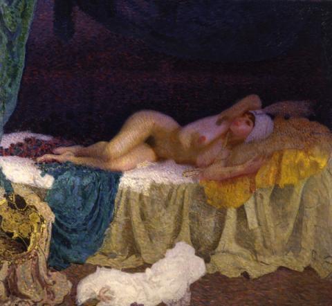 Camillo Innocenti, La sultana (1913), olio su tela