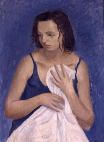 Emanuele Cavalli, Bagnante (1933-1934), olio su tela