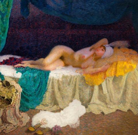 Camillo Innocenti, La sultana, 1913 ca., olio su tela
